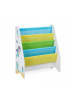 relaxdays Kinder Bücherregal Meerjungfrau in Bunt - (B)62 x (H)71 x (T)29 cm