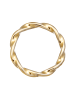 Elli Ring Brass Twisted in Gold