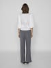 Vila Wide Leg Hose in Medium Grey Melange