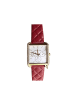 Michael Kors White Red Uhr gold rot MK2770