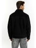 DreiMaster Vintage Herren Wildlederjacke in Schwarz