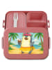 Mr. & Mrs. Panda Lunchbox Pinguin Kokosnuss Design ohne Spruch in Rot Pastell