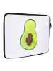 Mr. & Mrs. Panda Notebook Tasche Avocado Kern ohne Spruch in Weiß