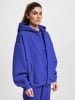 DEF Zip-Kapuzenpullover in cobalt blue