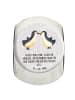 Mr. & Mrs. Panda Bonbonglas Pinguin Liebe mit Spruch in Grau Pastell