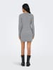 JDY Strickkleid in Medium Grey Melange