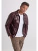 Felix Hardy Lederjacke in Bordeaux