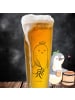 Mr. & Mrs. Panda Bierglas Sternzeichen Jungfrau ohne Spruch in Transparent