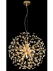 Globo lighting Luster "KATRINA" in gold