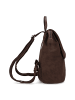 Zwei Mademoiselle.M City Rucksack 29 cm in nubuk espresso