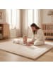 SanoSoft Sanosoft samtweicher und kuscheliger Krabbelteppich Sand / Beige 200 x 300 cm