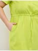 SAMOON Kleid Langarm kurz in Lemon Green