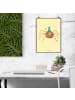 Mr. & Mrs. Panda Poster Spinne Agathe Party ohne Spruch in Gelb Pastell