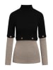 TOOCHE Pullover & Strickjacke "Dual Black Elegance" in schwarz