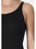 Schiesser Unterhemd / Top 95/5 Cotton in Schwarz