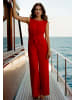 Vera Mont Jumpsuit mit weitem Bein in Red Rose
