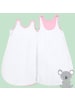 Schlummersack Babyschlafsack, 2.5 TOG in Rosa-Weiß
