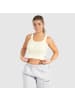 SMILODOX Crop Top Myrana in Gelb