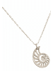 Gemshine Halskette Maritim Nautics Nautilus Muschel in silver coloured