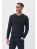 Matinique Strickpullover MAlagoon Gerade Passform in Dark Navy Melange