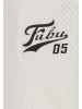FUBU Mesh Shorts in creme/black