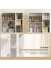HOMCOM Küchenschrank in Weiß 90L x 35B x 172H cm