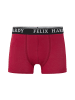 Felix Hardy Boxershorts in Schwarz-Navy-Rot-Weiß