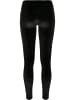 Urban Classics Urban Classics Damen Ladies Velvet Tech Mesh Leggings in black