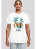 F4NT4STIC T-Shirt Disney Aladdin Jasmine Abu Rajah Beach in weiß