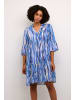Kaffe Kleid KAarina in Blue Abstract Print