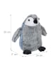 relaxdays Türstopper "Pinguin" in Grau/ Blau