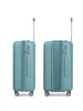 Franky London 4 Rollen Trolley M 65 cm mit Dehnfalte mint green