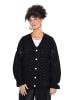 MIAMODA Strickjacke in schwarz