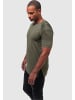 Urban Classics Urban Classics Herren Pleat Raglan Tee in olive