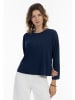 usha BLACK LABEL Damen Langarmbluse in Marine