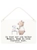 Mr. & Mrs. Panda Wegweiser Tierarzt Herz mit Spruch in Weiß