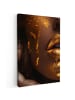 MuchoWow Leinwand bilder Goldenes Gesicht (BxH)
