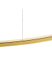 Beliani Pendelleuchten CALAO in Gold - (W) 120 x (H) 160 x (L) 17 cm
