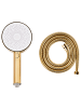 Beliani Wannenarmaturen UYUCA in Gold - (W) 13 x (H) 28 x (L) 7 cm