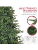 HOMCOM Weihnachtsbaum in Grün 122L x 122B x 183H cm