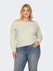 ONLY Carmakoma Strickpullover in Whitecap Gray 1