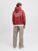 Jack & Jones Kapuzenpullover in Tibetan Red