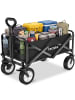 tectake Faltbarer Handwagen Leon mit Bremsen, Belastbarkeit 80kg