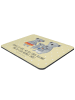 Mr. & Mrs. Panda Mouse Pad Koala Familie mit Spruch in Gelb Pastell