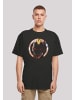 F4NT4STIC Heavy Oversize T-Shirt Marvel Iron Man Montage Symbol in schwarz