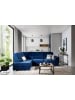MF Design Silver Recamiere Links in Navyblau -  (L) 270 x (B) 270 x (H) 93 cm