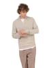 Only&Sons Pullover ONSLOUI REG 12 CABEL HALF ZIP KNIT in Beige