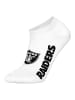 NFL Freizeitsocken Las Vegas Raiders Sneaker in WHT/MGR/BLK