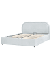 Beliani Doppelbett QUILLIEN in Blau - (W) 152 x (H) 91 x (L) 217 cm