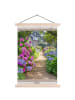 MuchoWow Poster mit Leiste Blumengarten  (BxH)